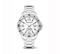 Pontiac Deep Water Swiss Made Steel Dive Watch 20ATM 43mm