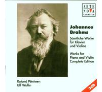 PONTINEN ROLAND (piano) - Brahms;Works for Violin + Pian