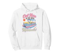 Pontoon Boat Motorboatin out Here In The Open Lake Life Sudadera con Capucha