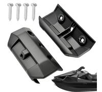 Pontoon Bumpers, Boat Dock Fenders, Heavy-Duty Cushion Guards, Shock-Absorbing Design, Plug-On Easy Installation, for Kayak Fishing Docking, General Fit White Set of 2