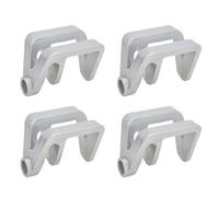 Pontoon Rail Bumper Clips - 4 Pack Boat Clips for Docking, Quick Release and Connection Hardware, Outdoor Sailing Supplies, River Boating Gear, Marine Accessories for Easy Installation