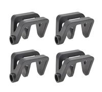 Pontoon Rail Bumper Clips - 4 Pack Boat Clips for Docking, Quick Release and Connection Hardware, Outdoor Sailing Supplies, River Boating Gear, Marine Accessories for Easy Installation