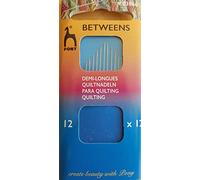 Pony Agujas de Coser Gold Eye: tamaño 12, Metal, Multicolor, 40