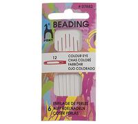 Pony Agujas de Ojo codificadas por Colores: Cuentas, Multicolor, 40, 12
