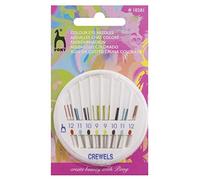 Pony Compact Crewels Colores Eye Aguja de Costura