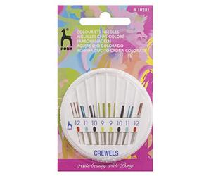 Pony Compact Crewels Colores Eye Aguja de Costura