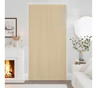 PONY DANCE Cortinas Opacas Termicas Aislantes con Cierre de Gancho y Bucle, Cortinas Impermeable de Exterior Resistente Al Viento de Patio 2 Piezas,132x213cm,Beige Oscuro