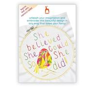 Pony Easy Stitch Kit de Bordado She Believed - 1 Unidad