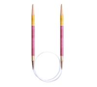 Pony Flair Agujas de Tejer Circulares de Madera 40 cm 6.50 mm - 1 Unidad
