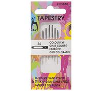 Pony Agujas de Ojo codificadas por Colores: Tapestry, Multicolor, 52, 24