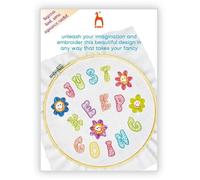 Pony Kit de bordado Easy Stitch Just Keep Going - 1 Unidad