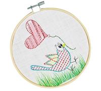 Pony Kit de Bordado Easy Stitch - Pájaro y Globo, 1 und