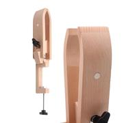 Pony para coser cuero, Abrazadera de madera for coser a mano, ajustable(B)