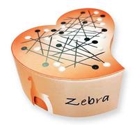 Pony Spelden Zebra de Acero 0,6x30mm - Negro y Blanco, 1 Unidad