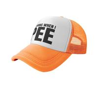 Ponycap De High Bun Me Arde Cuando Orino Casual Sombrero Informal Sombrero Verano para Dia del Padre Running Unisex