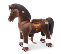 PonyCycle Modelo Y Avanzado, Juguete de Caballo para Niños de 4 a 7 Años, Caballo de Montar de Peluche con Ruedas y Frenos, Caballo de Cabalgable con Sonidos, Niños - Y476