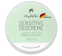 PonyHütchen - Crema desodorante sensible sin bicarbonato de sodio A Perfect Match(a) - Crema desodorante sólida sin soda vegana, sin aluminio ni experimentos con animales - Unisex Antitranspirante