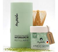 PonyHütchen - Deostick A Perfect Match(a) Starter Set - Case + Refill - Vegano, sin aluminio ni pruebas en animales - Cosmética natural antitranspirante unisex fabricada en Alemania - ideal para