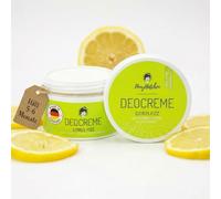 PonyHütchen - Desodorante Citrus Fizz - Crema desodorante fija vegana, sin aluminio ni experimentos con animales - Unisex Antitranspirant Naturkosmetik Made in Germany - ideal para equipaje de mano