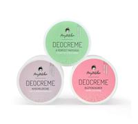 PonyHütchen - Desodorante crema ahorro 3 x 50 ml - Desodorante sólido vegano, sin sales de aluminio ni experimentos con animales - Cosmética natural antitranspirante unisex hecha a mano con
