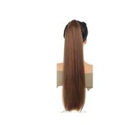 Ponytail Extension 18-32 Inch Ponytail Extension, Versatile Elastic Band Ponytail Extension for Women, Long Straight Synthetic Ponytail Daily Hair (2-30,32 pulgadas)