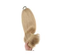 Ponytail Extension 18-32 Inch Ponytail Extension, Versatile Elastic Band Ponytail Extension for Women, Long Straight Synthetic Ponytail Daily Hair (24,24 pulgadas)