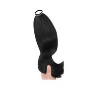 Ponytail Extension 18-32 Inch Ponytail Extension, Versatile Elastic Band Ponytail Extension for Women, Long Straight Synthetic Ponytail Daily Hair (45,5 cm, 28 pulgadas)