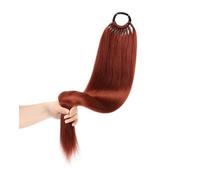 Ponytail extension, 24 Inch Long Straight Drawstring Pony tail Synthetic Hairpieces for Women Für den täglichen Gebrauch (350)