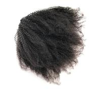 Ponytail Extension Coleta Rizada para Extensiones de Pelo Natural Kinkys Cordón Kinky Clip en Extensión para Mujeres Negras, 30,5 cm (12 pulgadas)