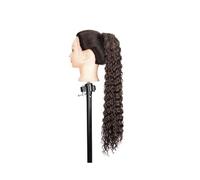 Ponytail Extension Curly Drawstring Ponytail Hair Extension for Women, 22 Inch Natural Synthetic Clip in Black Ponytail Extensions for Daily Party Use(4)