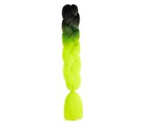 Ponytail Extension Extensiones de cabello con trenzas gigantes for hacer tú mismo, 24 pulgadas, 100 g, preestiradas, sintéticas, en gris, blanco, negro y marrón, for mujeres y niños(N)