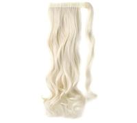 Ponytail Extension Heat Resistant Wavy Synthetic Wrap Around Pony tail Hairpiece for Women Für den täglichen Gebrauch (60,18inches)
