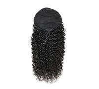 Ponytail Extension Kinky Curly - Coleta de caballo con cordón para coleta de 8-30 pulgadas, con clip en pelo humano, extensiones de pelo Remy (76 cm)