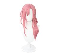 Ponytail Extension Peluca de cosplay de Infinity Cherry Blossom, peluca larga rosa for Halloween, cabello sintético resistente al calor