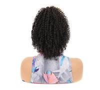 ponytail extensions Extensiones de cola caballo con cordón Afro Puff 10 pulgadas, cabello sintético rizado y, clip Peinado(2)