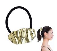 Ponytail for Girls, Gold Ponytail Cuff, Geometric Ponytail Cuff Pony Tails Hair Ties, Fashion Ponytail Headband, Metal Hair Ties for Friends, Family, Women, Girls, Daily