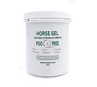 POO FREE 99% Natural Gel DE Aloe Vera, NEEM Y CITRONELLA para Caballos - 450 g Refresca e Hidrata, Calma, Alivia el Picor, Elimina los Olores. Beneficioso para Pieles Secas, Dañadas y Sensibles.