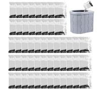 Poo Gell - Polvo De Inodoro Portátil | 50 Pack Poo Orine Powder | Gel Absorbente De Inodoro Portátil | Solidificador De Desodorización Líquida | El Tratamiento De Desodorización Absorbente De Orinar P