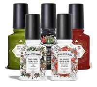 Poo-Pourri Before You Go - Juego de 5 aerosoles para inodoro, botellas de 2 onzas y 1.4 onzas, cítricos, vainilla, menta, hibisco tropical