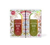 Poo-Pourri Deck The Stalls - Juego de regalo para desgarrar, Berry and Bright - Pulverizador de bolsillo de 1 onza líquida y pulverizador de bolsillo de 1 onza líquida