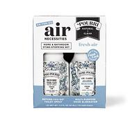 Poo~Pourri + Home~Pourri, Pourri - Juego de parada de olor para el hogar y el baño, aire fresco, natural y limpio, apto para viajes, 1.4 onzas, 1 unidad (paquete de 2) (ST9574)