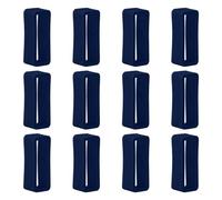 Poo4kark para Amazfit Pace Retenedor de correa para reloj 22mm Reloj de Silicona Correa Retenedor Lazo 12 Unidades Hebilla de Caucho de anillo para Amazfit Pace, Azul oscuro