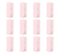 Poo4kark para LG Watch Urbane W150 Retenedor de correa para reloj 22mm Reloj de Silicona Correa Retenedor Lazo 12 Unidades Hebilla de Caucho de anillo para LG Watch Urbane W150, Rosa#2