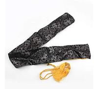 PooBa Bolsa de espada de seda de 53 pulgadas, estuche de transporte para espada Tai Chi con borla dorada, U