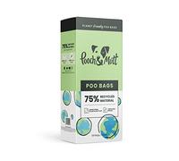 Pooch and Mutt - Bolsas de caca, 100% resistentes a fugas y biodegradables, 120 bolsas x 40 pulgadas