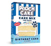 Pooch Cake Mezcla de pastel de cumpleaños para perros, sabor a pastel de cumpleaños con chispas