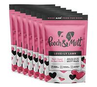 Pooch & Mutt - Delicias de Carne de Cordero con corazón para San Valentín, Paquete Mixto, 7x120 g