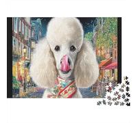 Poodle 1000 Piezas Papel Ecológico Paquete De Rompecabezas para Adultos Y Niños De 12 Años Juego De Familia Decoración De Paredes Paquete De Valor 38x26cm/1000pcs