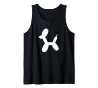 Poodle Dog Balloon Animal Illustration Graphic Designs Camiseta sin Mangas