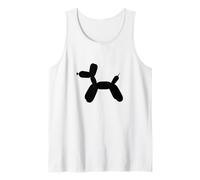 Poodle Dog Balloon Animal Illustration Graphic Designs Camiseta sin Mangas